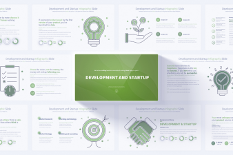 Development and Startup PowerPoint Infographics Slides